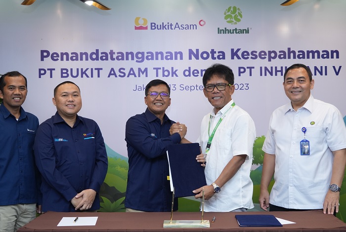 Bukit Asam (PTBA) Gandeng Inhutani V untuk Reklamasi hingga Pengelolaan Hutan