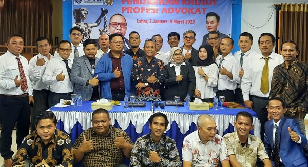 Peradi Lahat Raya Kumpulkan Calon Advokat dari Wilayah Sumatera Selatan, ini Acaranya