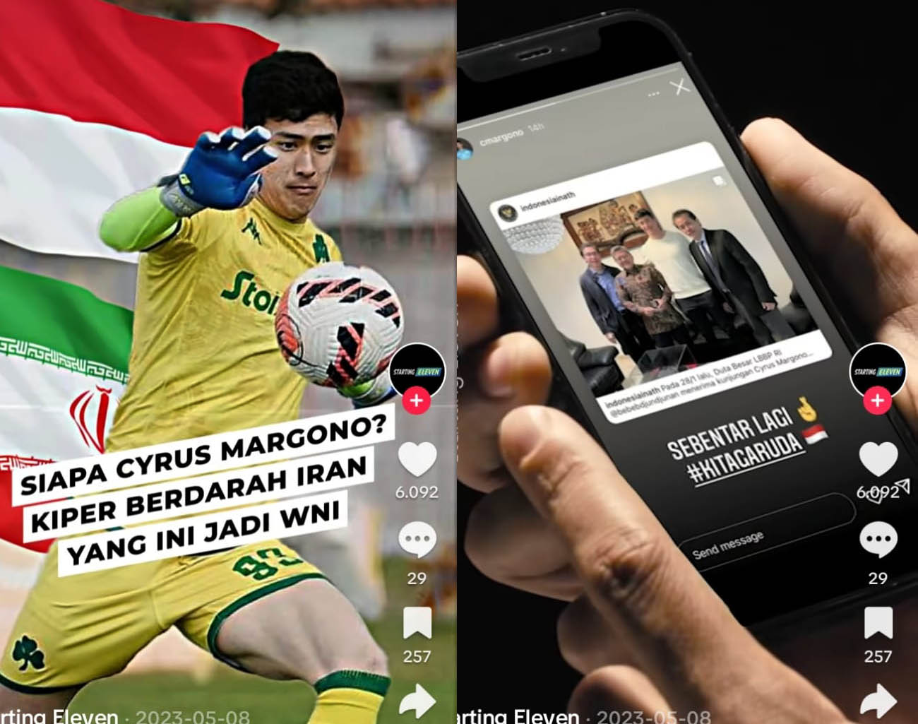 Kiper Iran-Indonesia Ingin Ganti Ernando Ari, Penjaga Gawang Indonesia, Ronde 3 Kualifikasi Piala Dunia