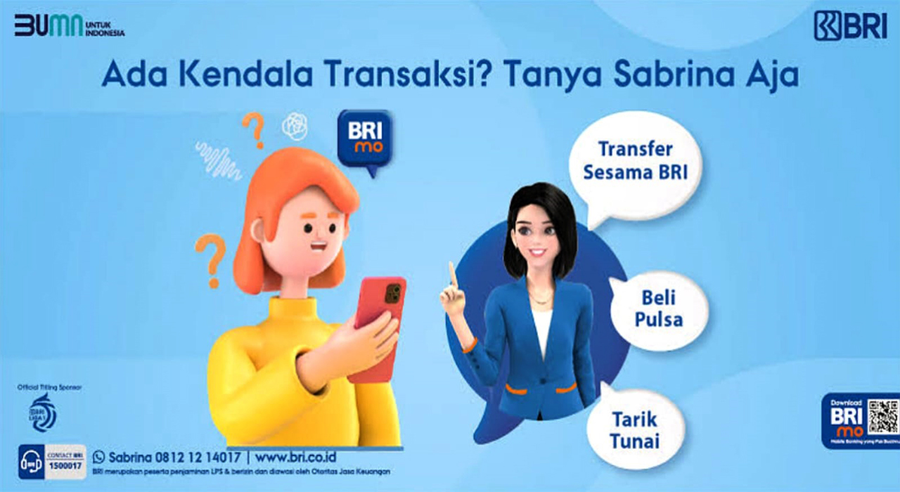 Produk Bank Rakyat Indonesia, Begini Langkah-langkah Pakai Asisten Virtual BRI Sabrina