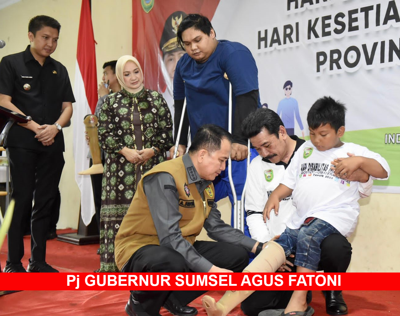 Pj Gubernur Sumsel Agus Fatoni Bersama Pj Ketua TP PKK Tyas Fatoni ...