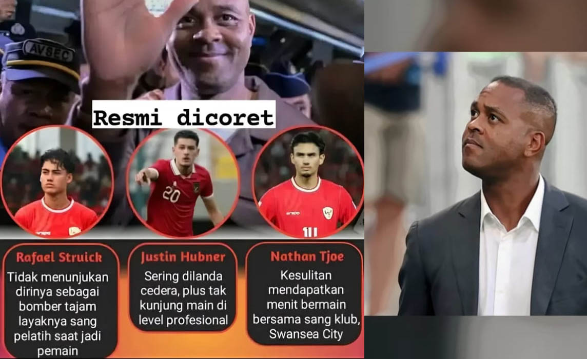 Untung Rugi Pelatih Baru, Patrick Kluivert, 3 Pemain Andalan STY Dilepas, Kualifikasi Piala Dunia 2026