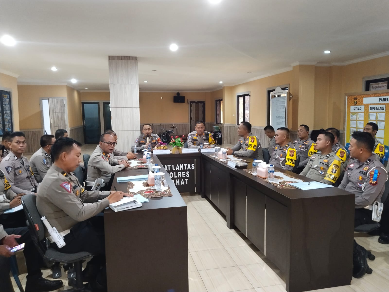 Team Supervisi Ops Patuh Musi 2023 Polda Sumsel Sambangi Polres Lahat dan Polres Pagar Alam