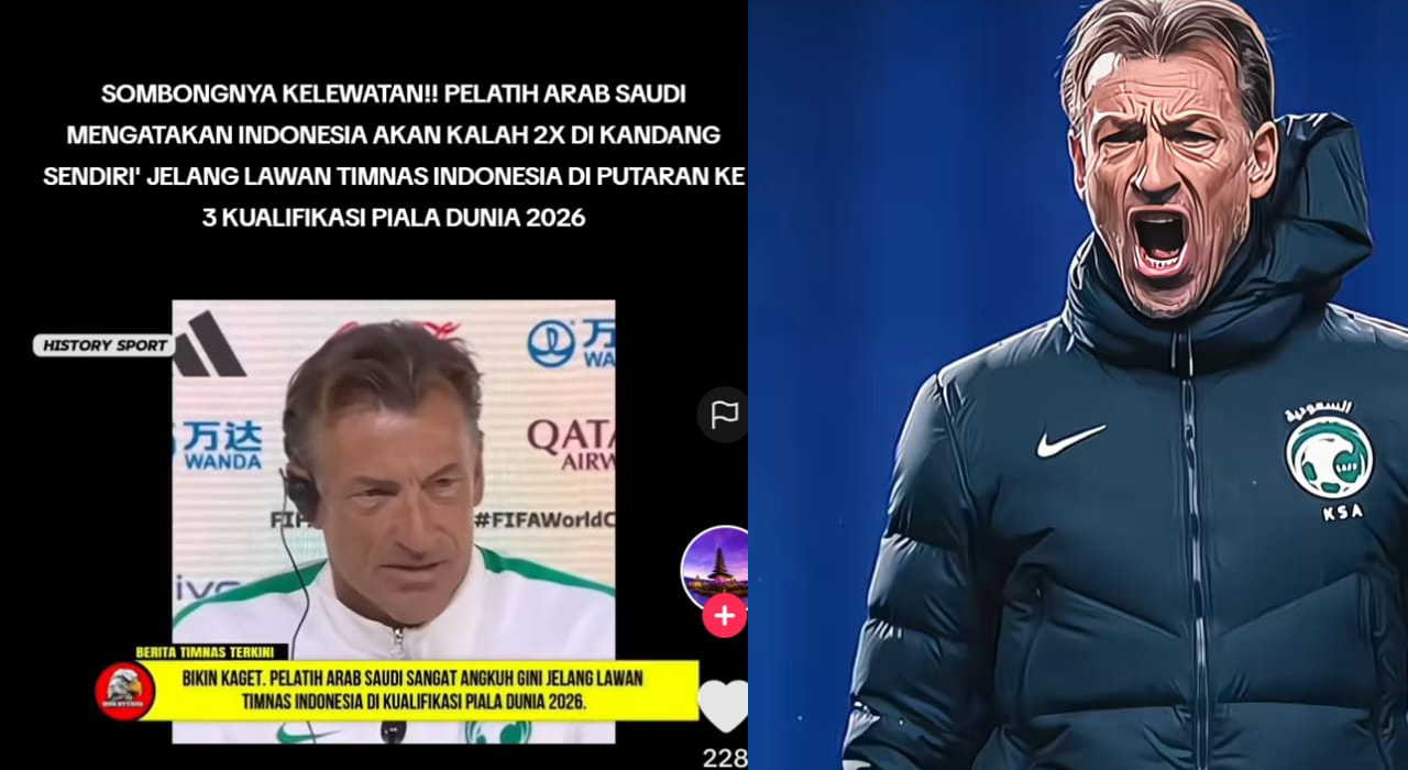 Arab Saudi Tebar Ancaman, Kalahkan Indonesia 2 Kali, Herve Renard, Kualifikasi Piala Dunia 2026