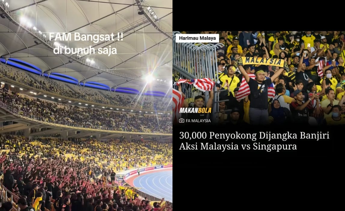 Kemarahan Ultras Malaya, Ucapan FAM Bangsat Menggema di Bukit Jalil, Kualifikasi Piala AFF 2024