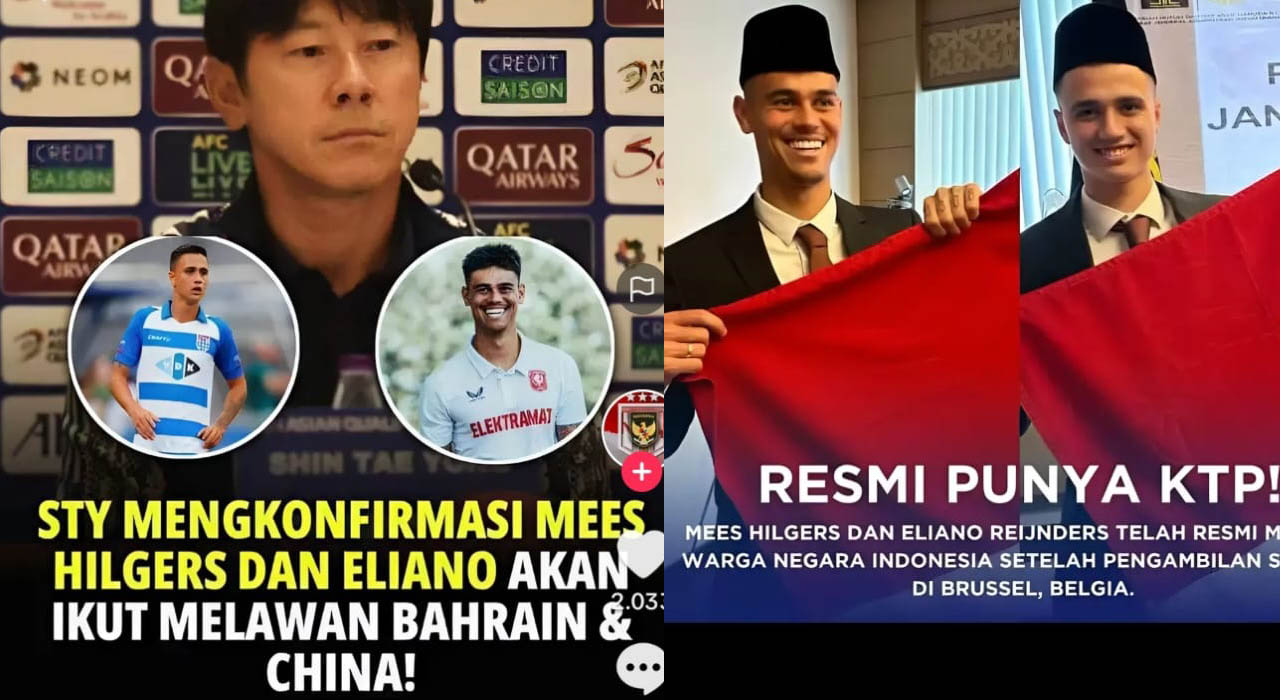 Alasan STY Bawa Mees Hilgers-Eliano, Terbang Bahrain dan China, Kualifikasi Piala Dunia 2026