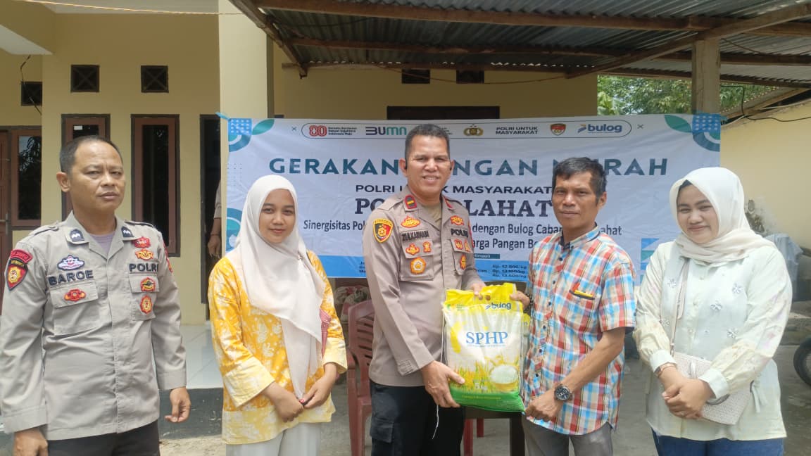 Warga Pseksu Dapat Harga Pangan Murah, Program Polres Lahat Dukung Gerakan Pangan Murah Polri