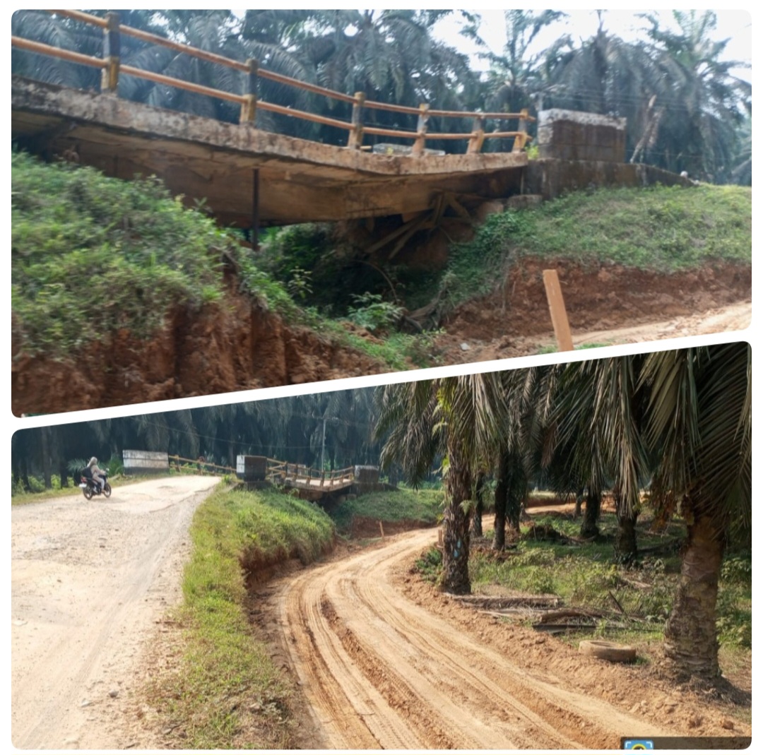 Jembatan Di Kabupaten Lahat Ini Nyaris Ambles Warga Minta Pemkab Lahat Tanggap