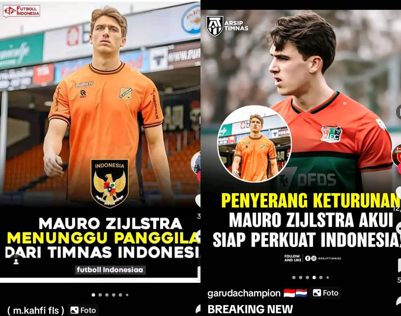 Bintang Sepak Bola Belanda Mauro Zijlstra, Gabung Timnas Indonesia, Erick Thohir, Kualifikasi Piala Dunia 2026