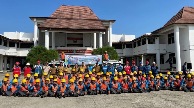 Sekda OKU Selatan Hadiri Apel GOESR Jaringan PLN Lahat di Muaradua