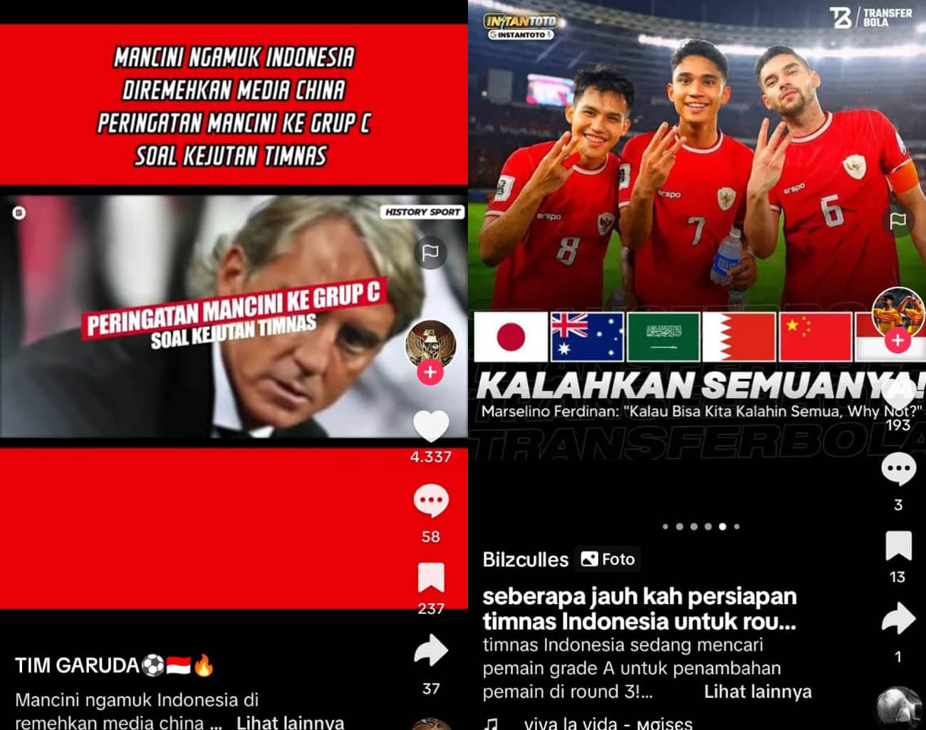 Roberto Mancini Waspada Taktik Erick Thohir, Arab Saudi vs Indonesia, Kualifikasi Piala Dunia 2026