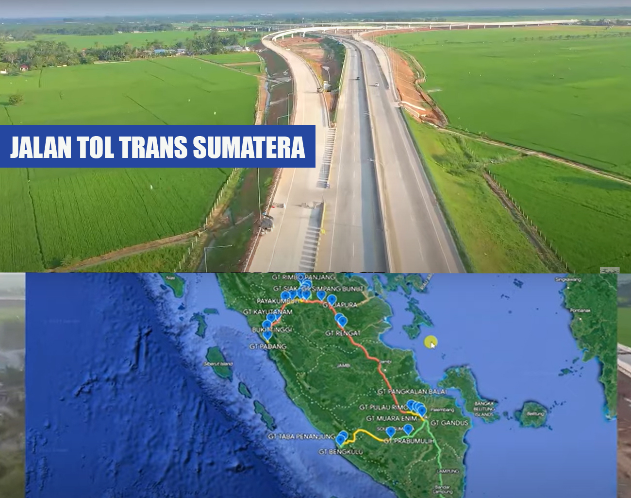 Ini Panjang Jalan Tol Trans Sumatera Terbentang dari Lampung sampai Aceh, 681 Km Ruas Tol Operasi