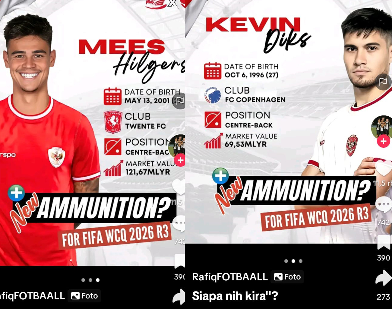 2 Amunisi Baru Gabung Indonesia, Mees Hilgers-Kevin Diks, Kejutan Erick Thohir, Kualifikasi Piala Dunia 2026