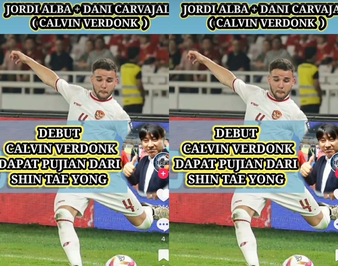 Pujian STY, Calvin Verdonk Mirip Jordi Alba Barcelona-Dani Carvajal Real Madrid, Kualifikasi Piala Dunia 2026