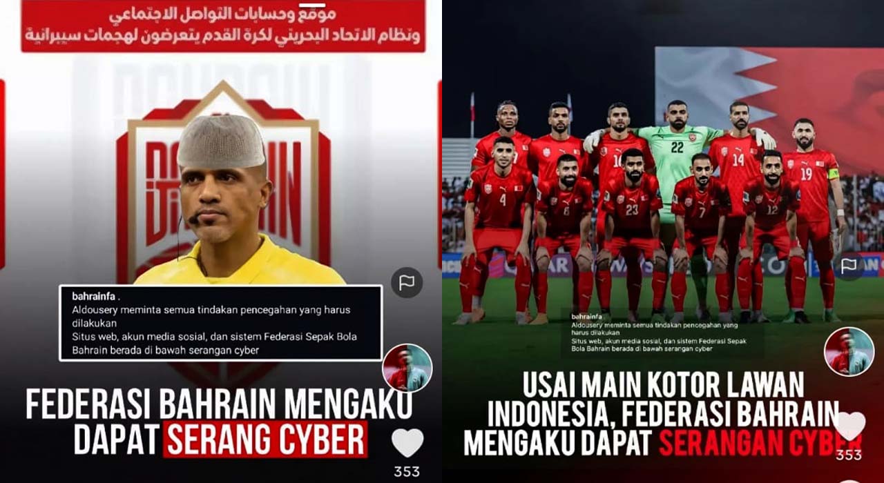 Bahrain Tuduh Indonesia, Cyber Serang Federasi Sepak Bola, Kualifikasi Piala Dunia 2026