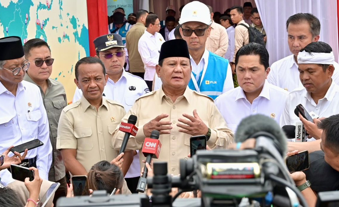 Presiden Prabowo Resmikan Proyek Strategis Ketenagalistrikan Terbesar di Dunia