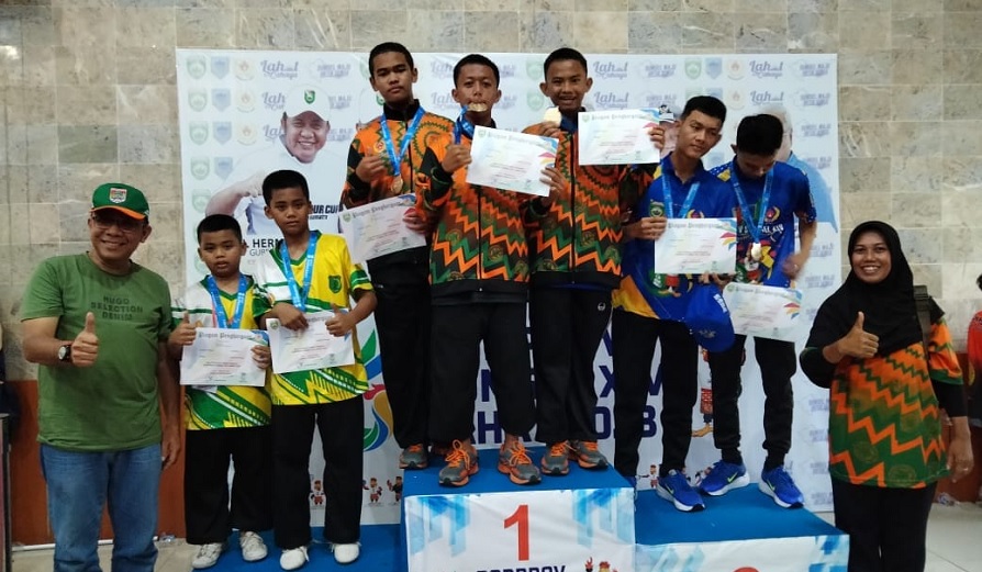 Cabor Kick Boxing Lahat Tambah Medali Emas Porprov XIV 