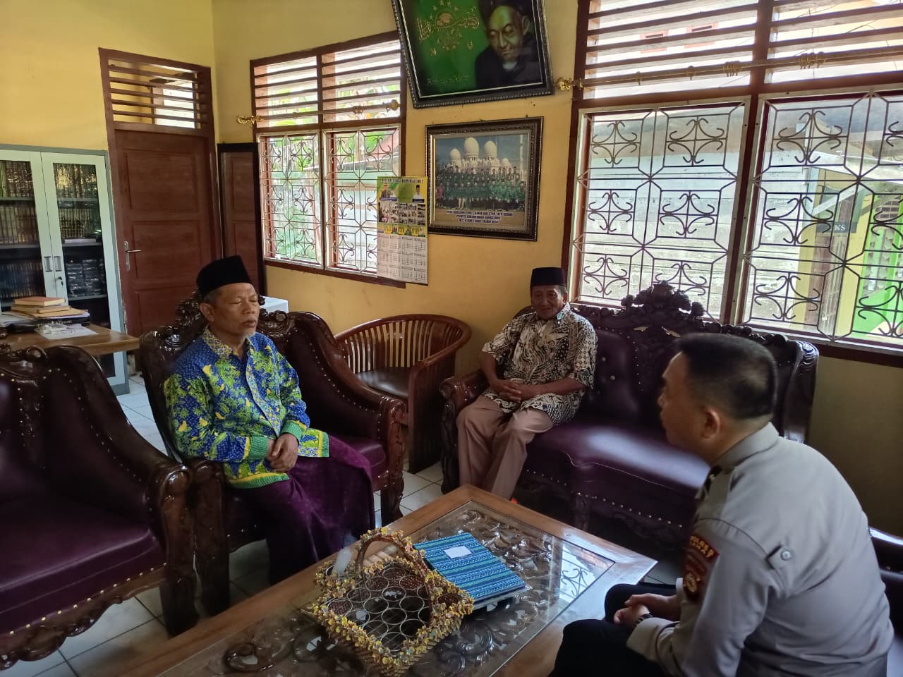 Jalin Silahturrahmi Sat Binmas kepada Tokoh Agama Ketua MUI Kabupaten Lahat