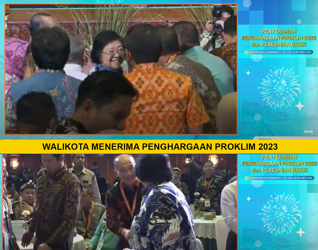 Daftar Walikota se Indonesia Terima Penghargaan Proklim 2023 dari Kementerian Lingkungan Hidup dan Kehutanan