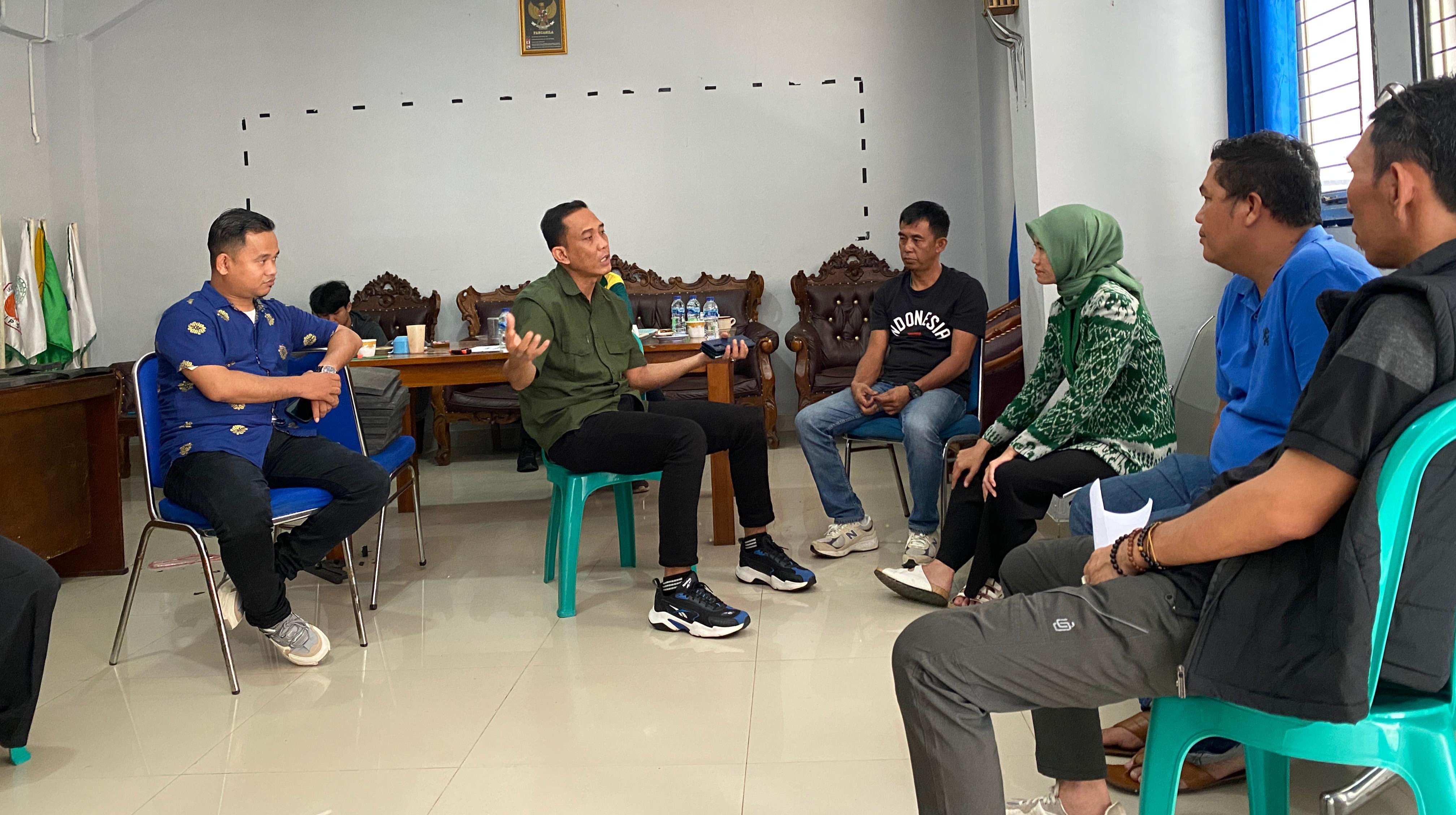 Wakil Bupati Lahat Terpilih Widia Ningsih Kunjungi Sekretariat KONI Kabupaten Lahat