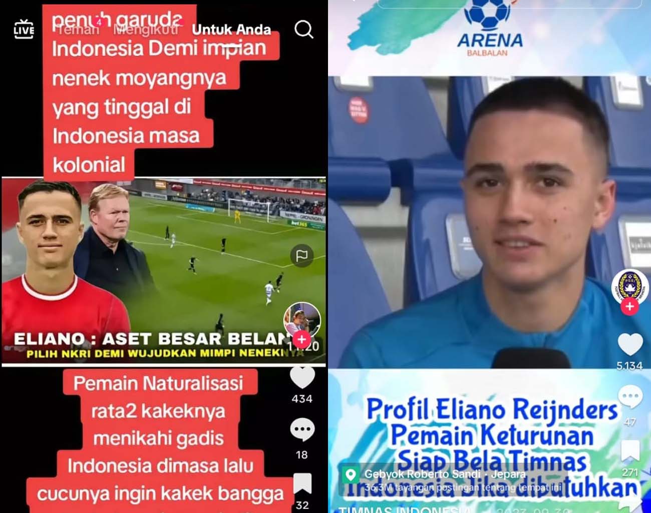 Aset Besar Belanda Pilih Indonesia, Eliano Reijnders, Pemain Keturunan, Kualifikasi Piala Dunia 2026