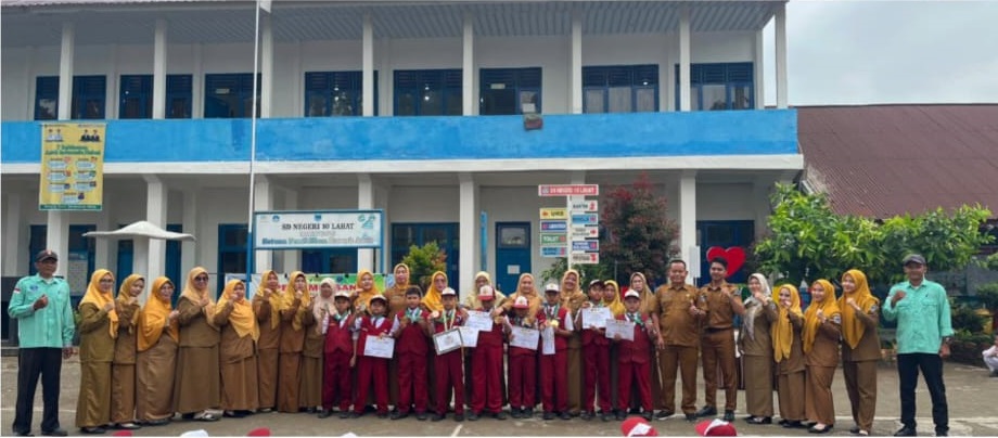 Siswa SD Negeri 10 Lahat Tergabung Dalam Dojo KKI Koramil 405-12/Lahat Harumkan Nama Kabupaten Lahat