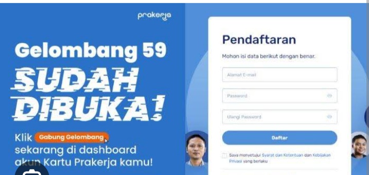 Jangan Sampai Zonk, Pendaftaran Kartu Prakerja Gelombang 59 hanya dibuka sampai tanggal ini