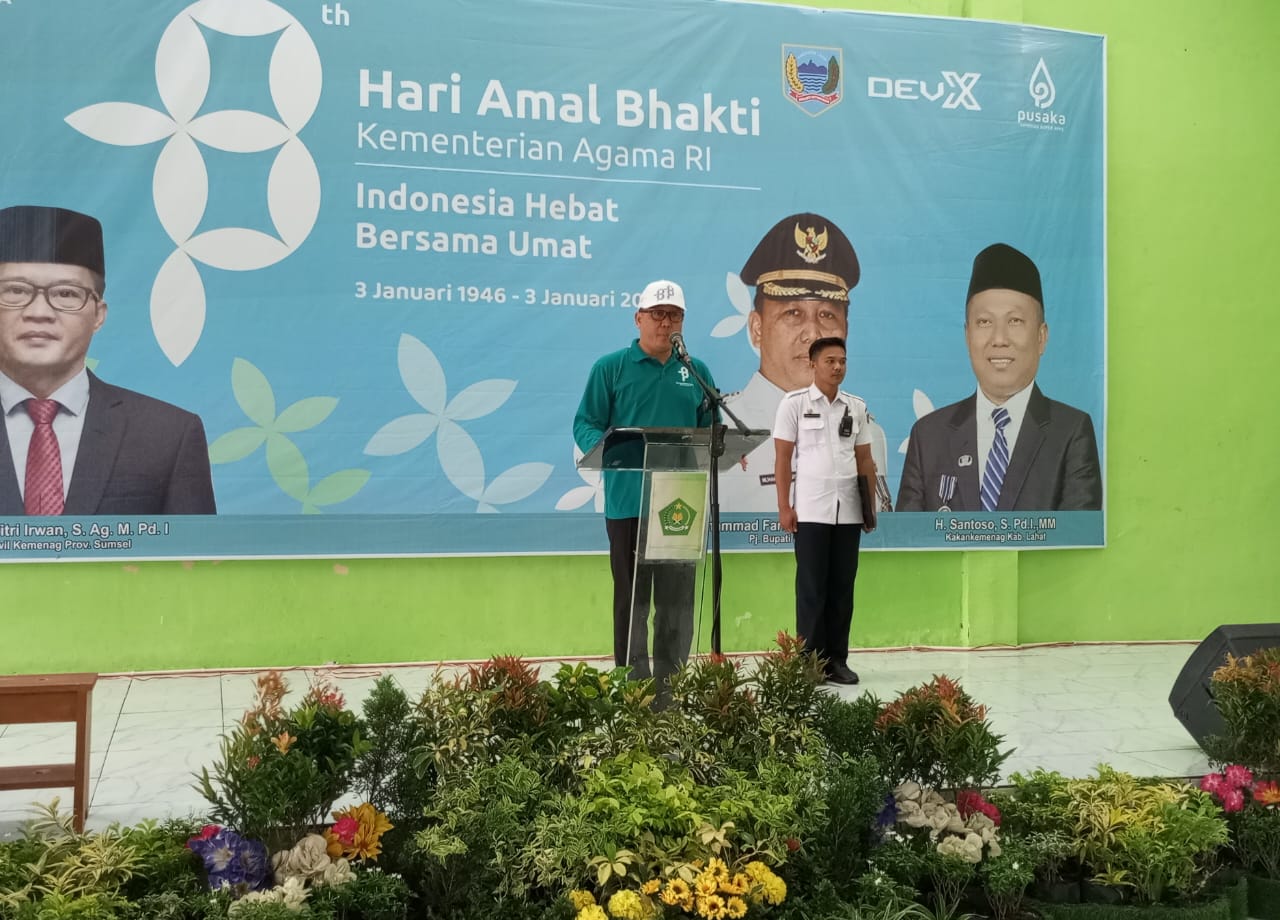 Hadiri Peringatan Hari Amal Bhakti Ke 78, PJ Bupati Lahat Muhammad Farid Sampaikan Hal ini