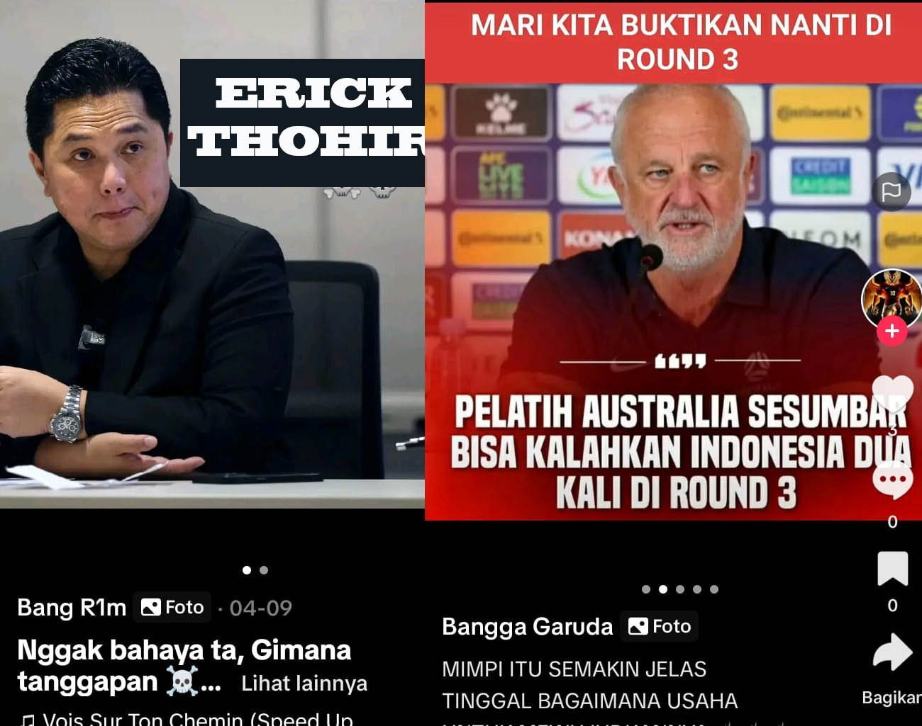 Graham Arnold Siap Ladeni Erick Thohir, Indonesia vs Australia, Buktikan, Kualifikasi Piala Dunia 2026