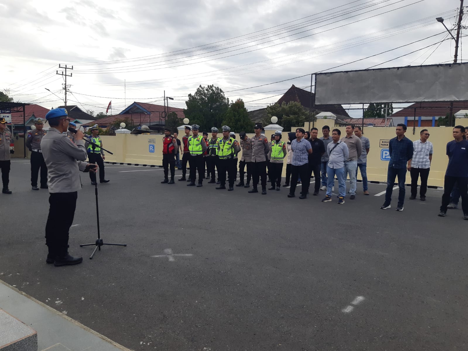 Pelaksanaan Giat Operasi Lilin Musi 2025 Hari Kedua, Apel Siaga