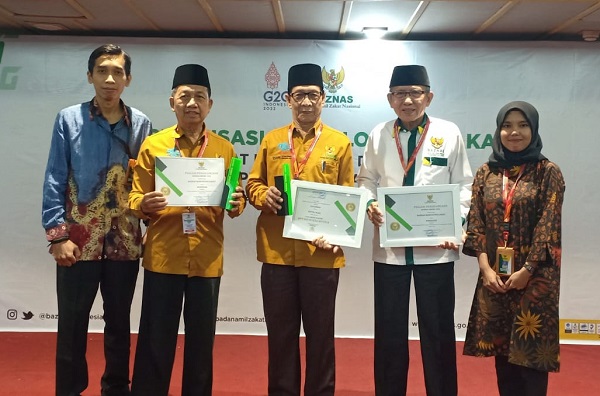 BAZNAS Kabupaten Lahat Raih Penghargaan BAZNAS AWARD 2022 untuk 3 Kategori Terbaik