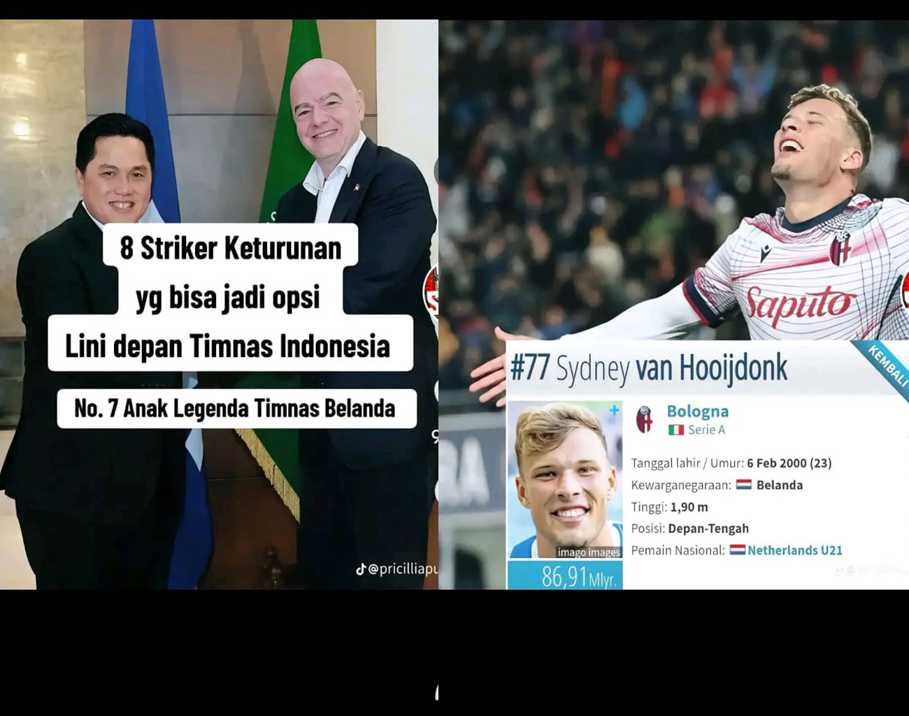 Inilah 8 Striker Asing, Calon Lini Depan Timnas Indonesia, Kualifikasi Piala Dunia 2026