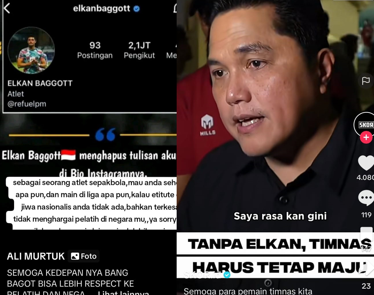 Semangat Erick Thohir, Tanpa Elkan Baggoott, Timnas Indonesia, Kualifikasi Piala Dunia 2026