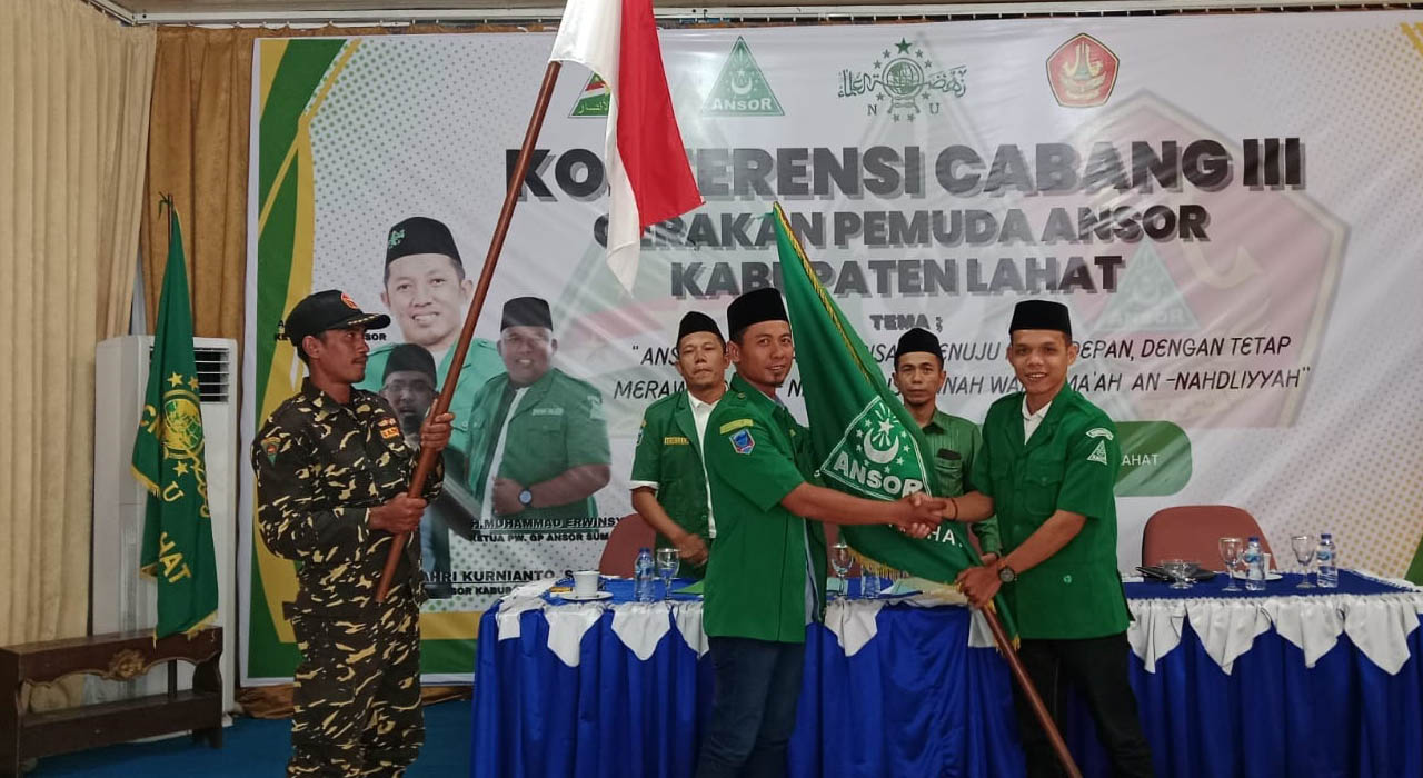 Sahabat Zainudin Marwah Terpilih Aklamasi Jadi Ketua PC GP Ansor Lahat, Lanjutkan Kepemimpinan Gus Ayi