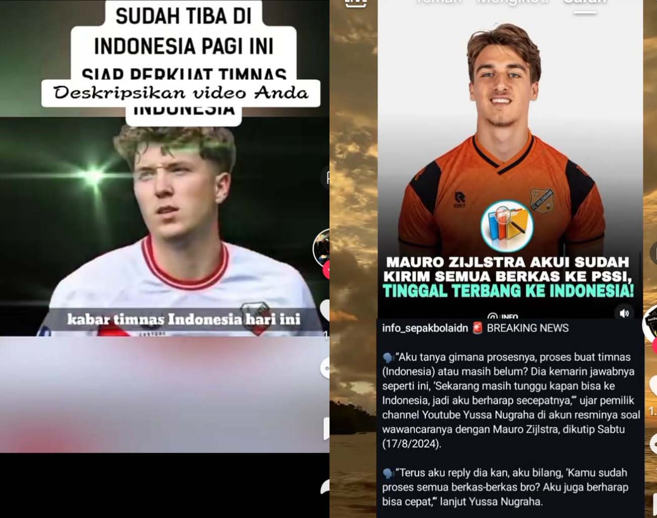 Mauro Ziljstra-Ole Romeny Janjian, Penyerang Anyar Indonesia, Pemain Keturunan, Kualifikasi Piala Dunia 2026