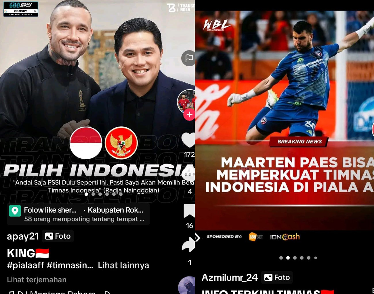 Erick Thohir Luar Biasa, Pemain Belanda Radja Nainggolan: Andai Dulu PSSI Seperti ini, Saya Pilih Indonesia