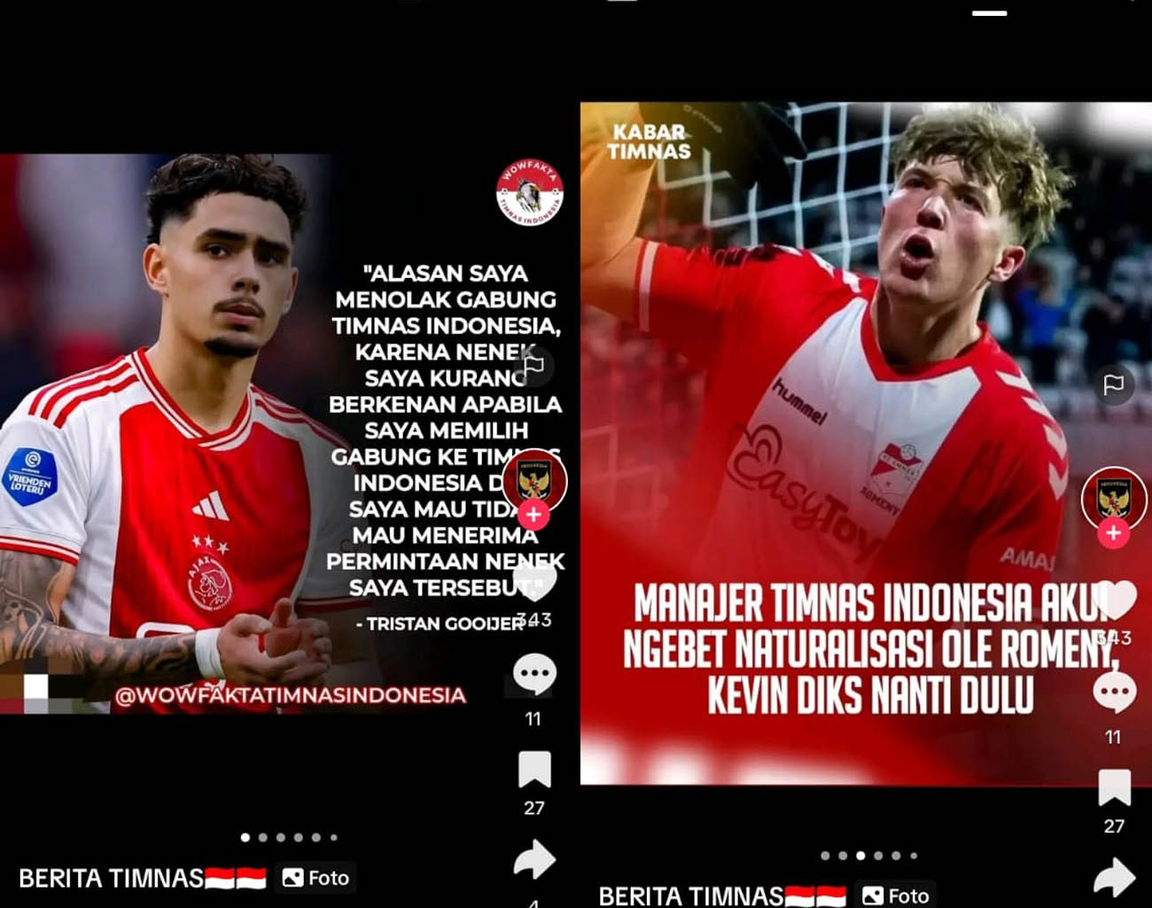 Pemain Baru Indonesia, Oley Romeny Merapat, Tristan Gooijer Menolak, Kualifikasi Piala Dunia 2026