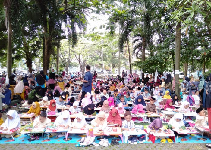 Sambut 1 Muharram, DPD BKPRMI Lahat Gelar Lomba Mewarnai dan Menggambar