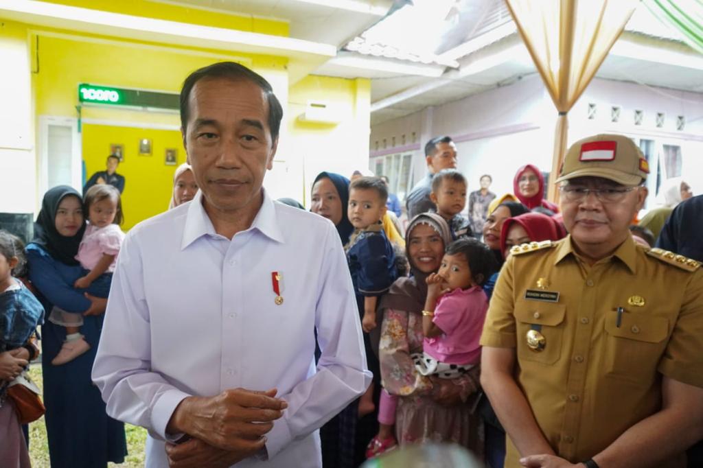 Presiden RI Joko Widodo Mengapresiasi Kemajuan Penurunan Prevalensi Stunting di Provinsi Bengkulu