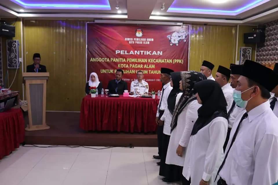 PPK Dilantik, Diharapkan Sukseskan Pemilu