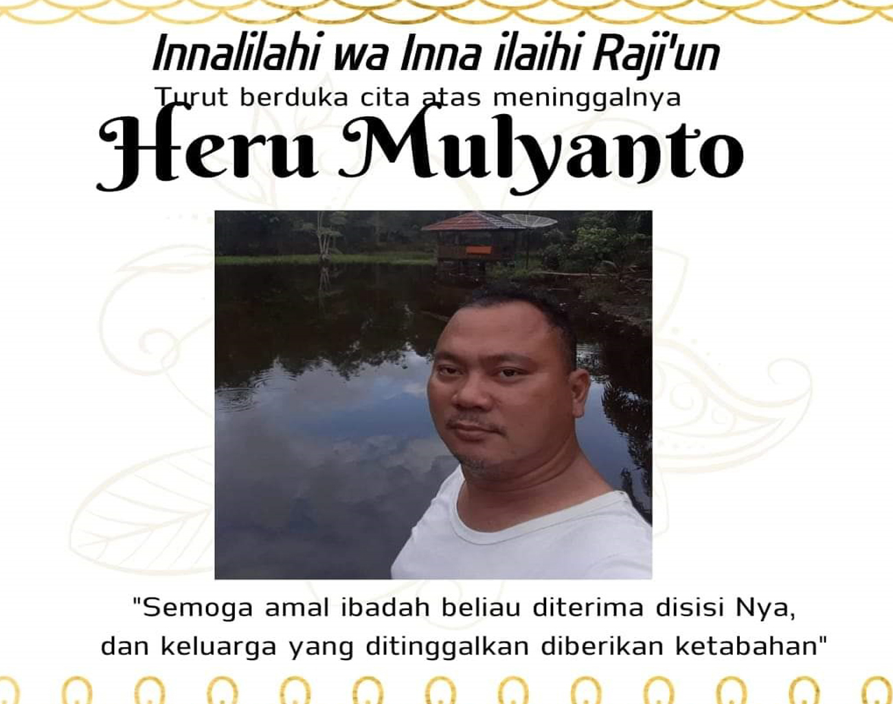 Kabar Duka, Heru Mulyanto Ketua MD KAHMI Lahat Berpulang ke Rahmatullah