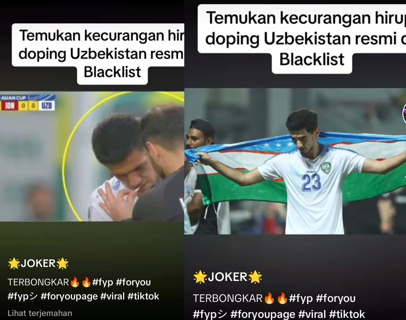 Jelang Final Piala Asia U-23 2024, Pemain Timnas Uzbekistan Terkena Isu Doping