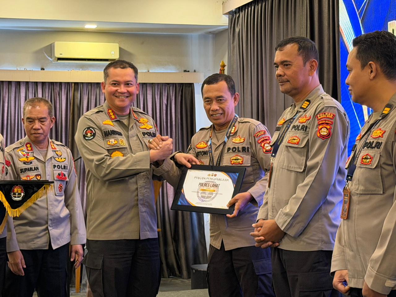 Humas Polres Lahat Raih Juara I Keaktifan Website Polri, Tingkat Satwil Jajaran Polda Sumsel