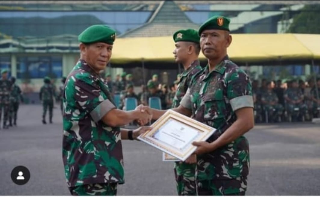 Selamat, Kapten Inf Sudarno Sebagai Danramil Berprestasi di Jajaran Kodam Il Sriwijaya