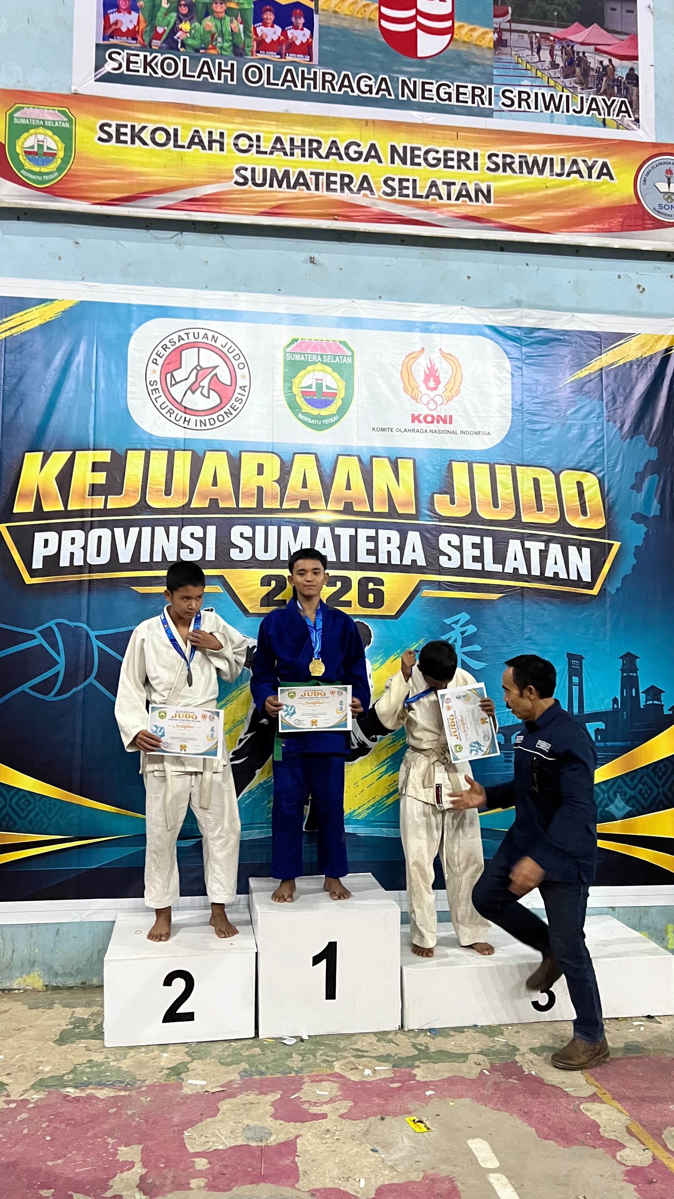 Mantap! Siswa SMP Negeri 6 Sabet Medali Emas di Kejuaraan Judo Provinsi Sumsel 2026