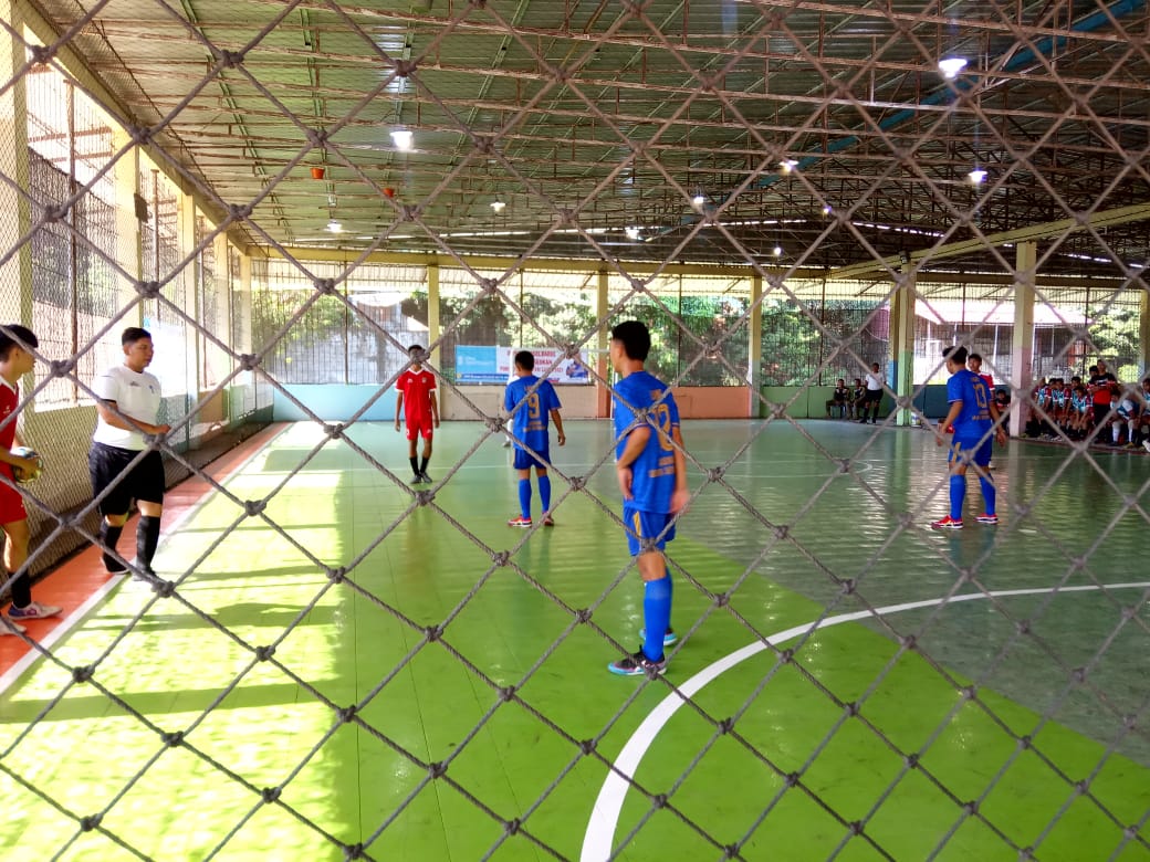 Kalah di pertandingan Pertama,Tim Futsal Kabupaten Lahat Tetap Optimis Raih Emas