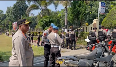 Mako Polres Pagar Alam Diserang Oleh OrangTak Dikenal