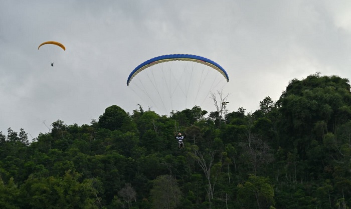 Indahnya Lokasi Venue Cabor Paralayang Porprov XIV Sumsel