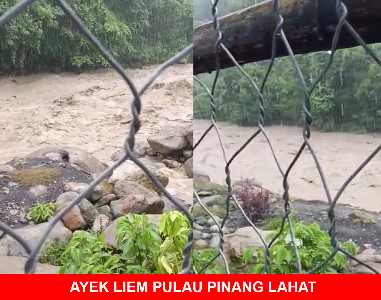 Waspada Luapan Ayek Liem, Desa Lubuk Sepang Pulau Pinang Lahat Kembali Banjir