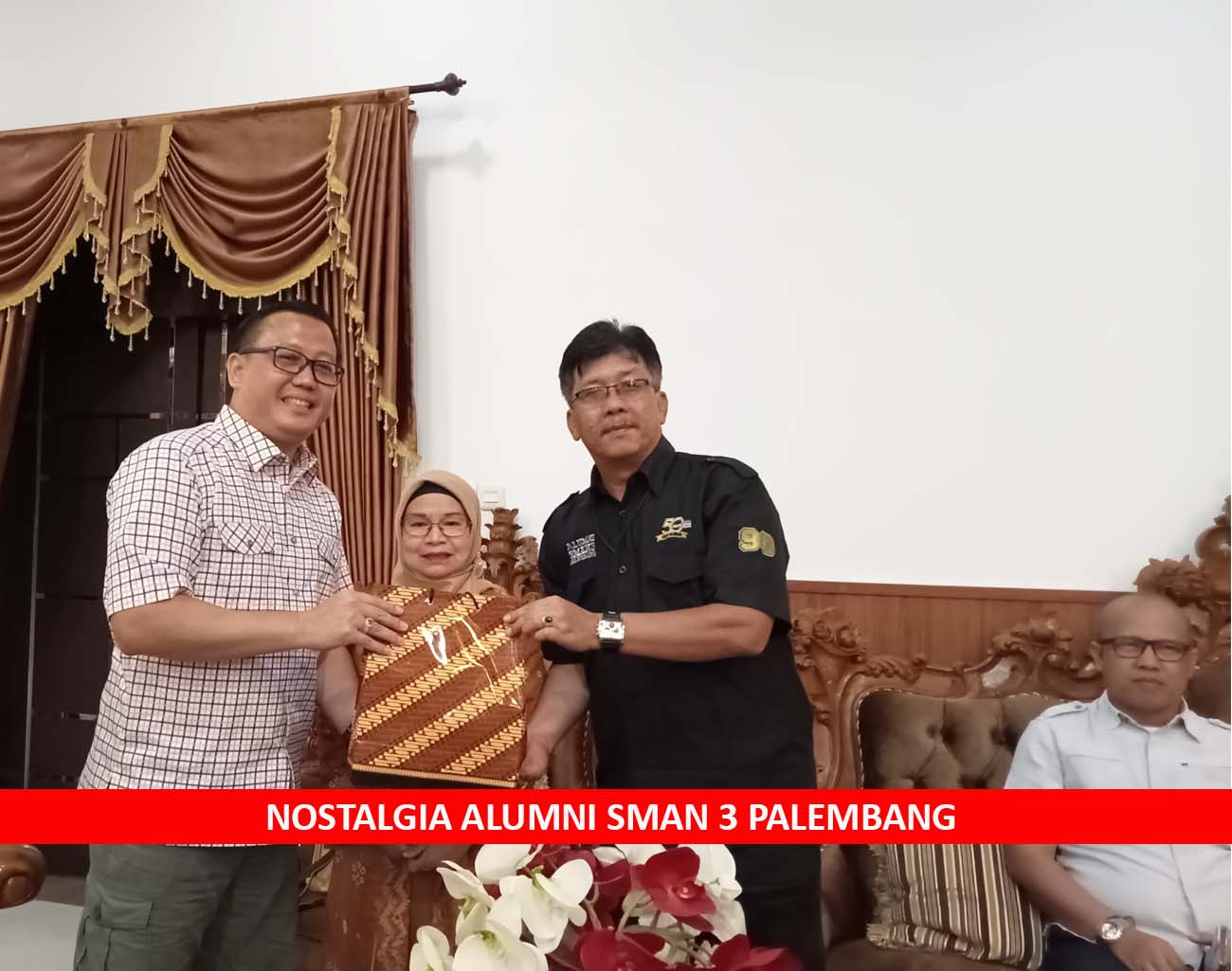 Nostalgia Alumni SMAN 3 Palembang di Pendopoan Rumdin Bupati Lahat, Pj Bupati Muhammad Farid Sampaikan ini